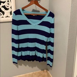 J Crew peplum sweater